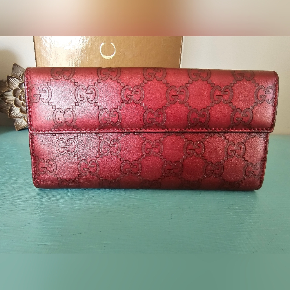 Gucci Guccissima Heart Continental Wallet - Picture 4 of 14